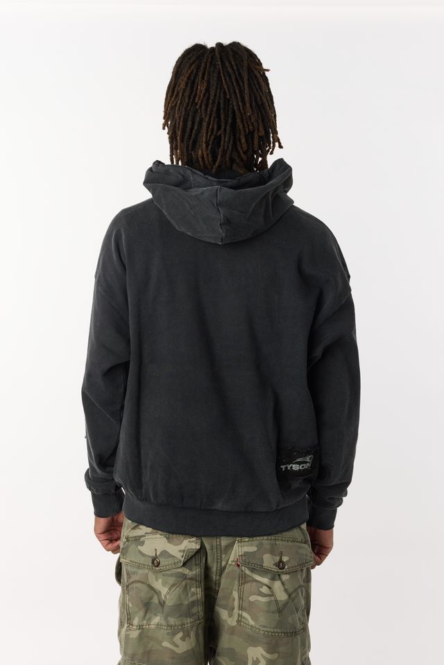 Model showing the back of the Immortal Glory Hoodie.