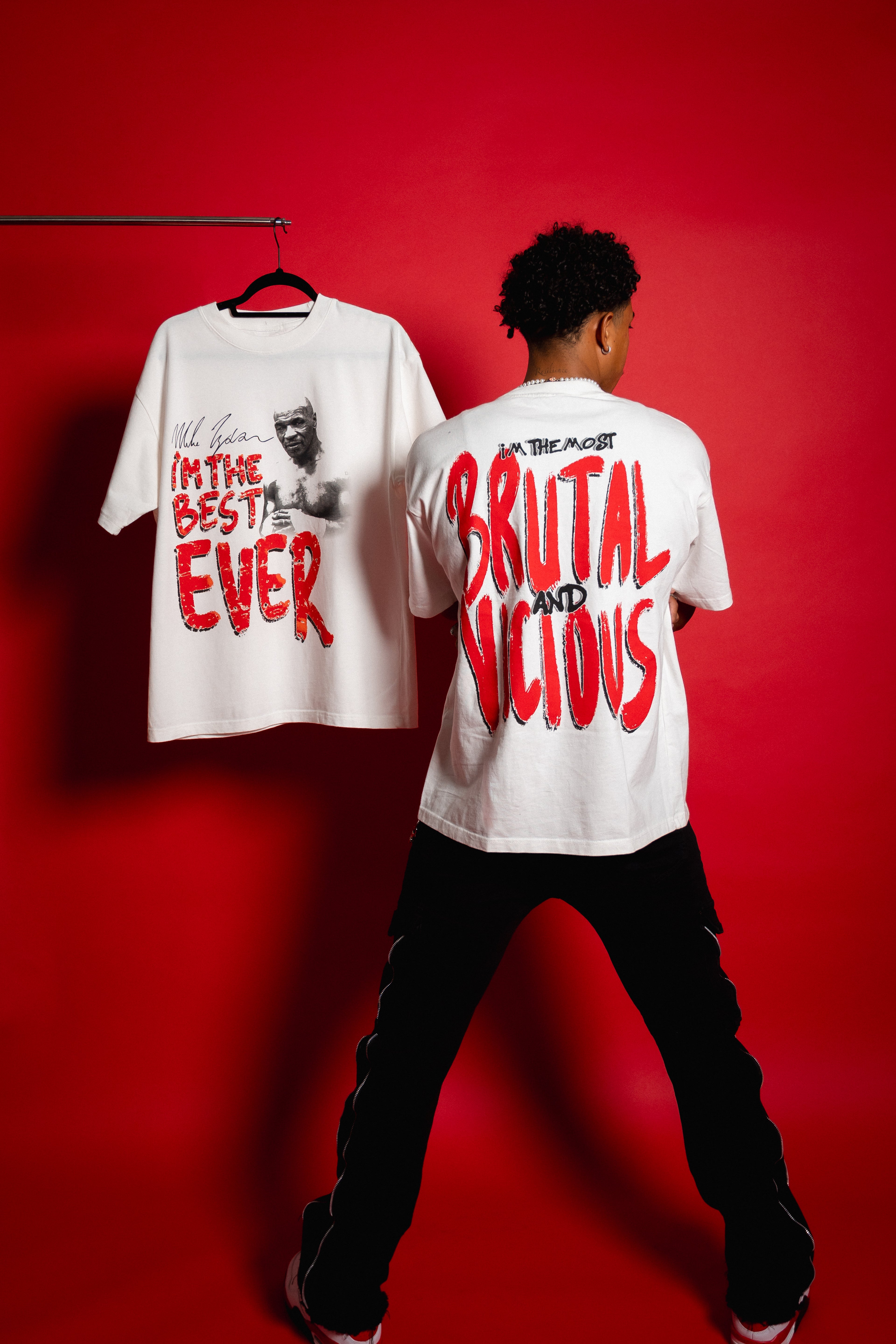 Model wearing the Best Ever tee.