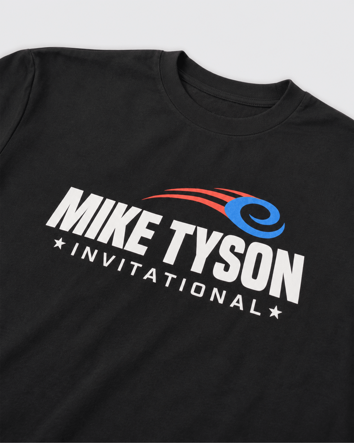 Celebrate the sport's next generation with this Mike Tyson Invitational logo tee. Designed for fans, athletes, and supporters of amateur boxing, this shirt features the bold, iconic Invitational logo, whose mission is spotlighting rising talent in the ring.