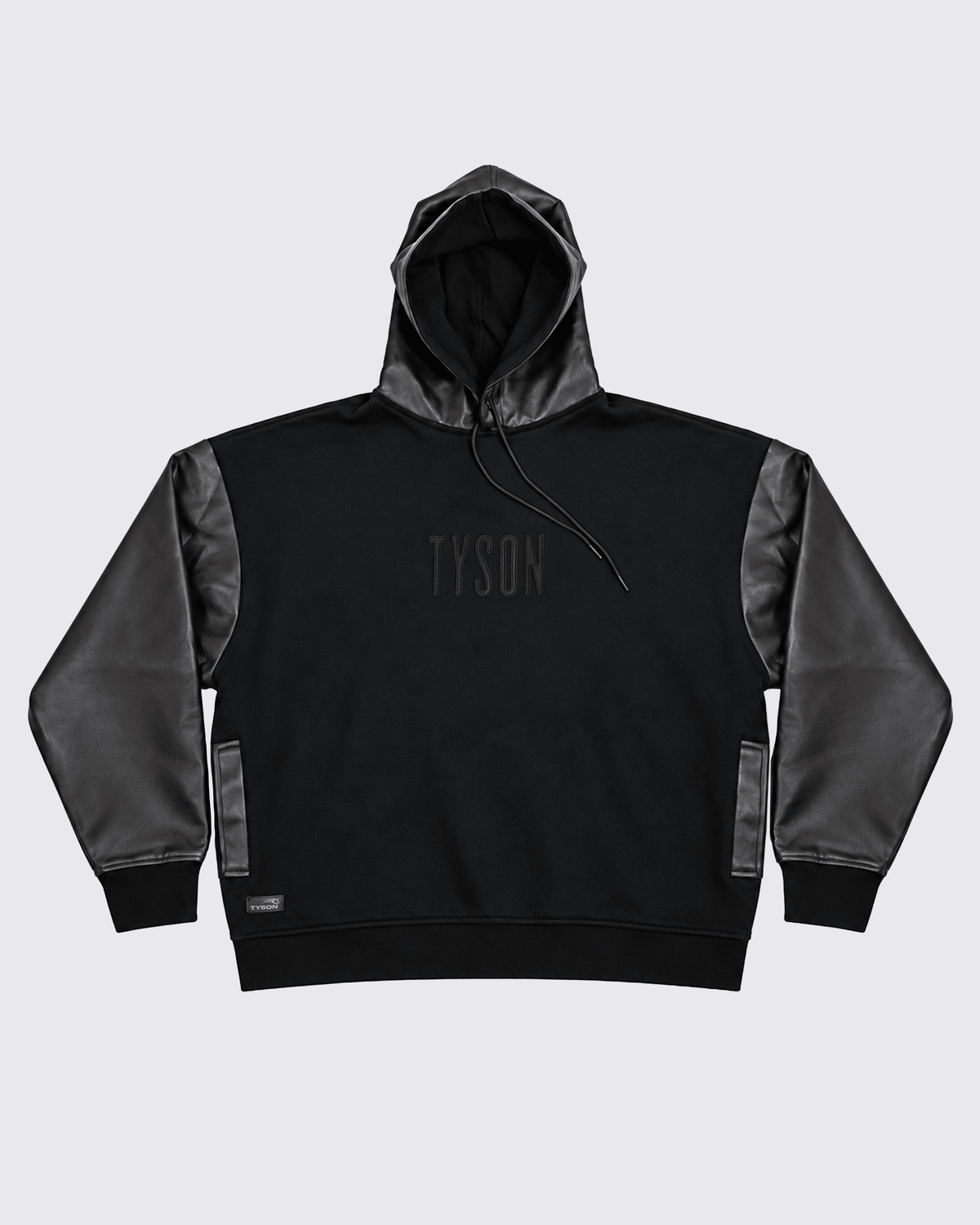Tyson Leather Hoodie - Mike Tyson Collection