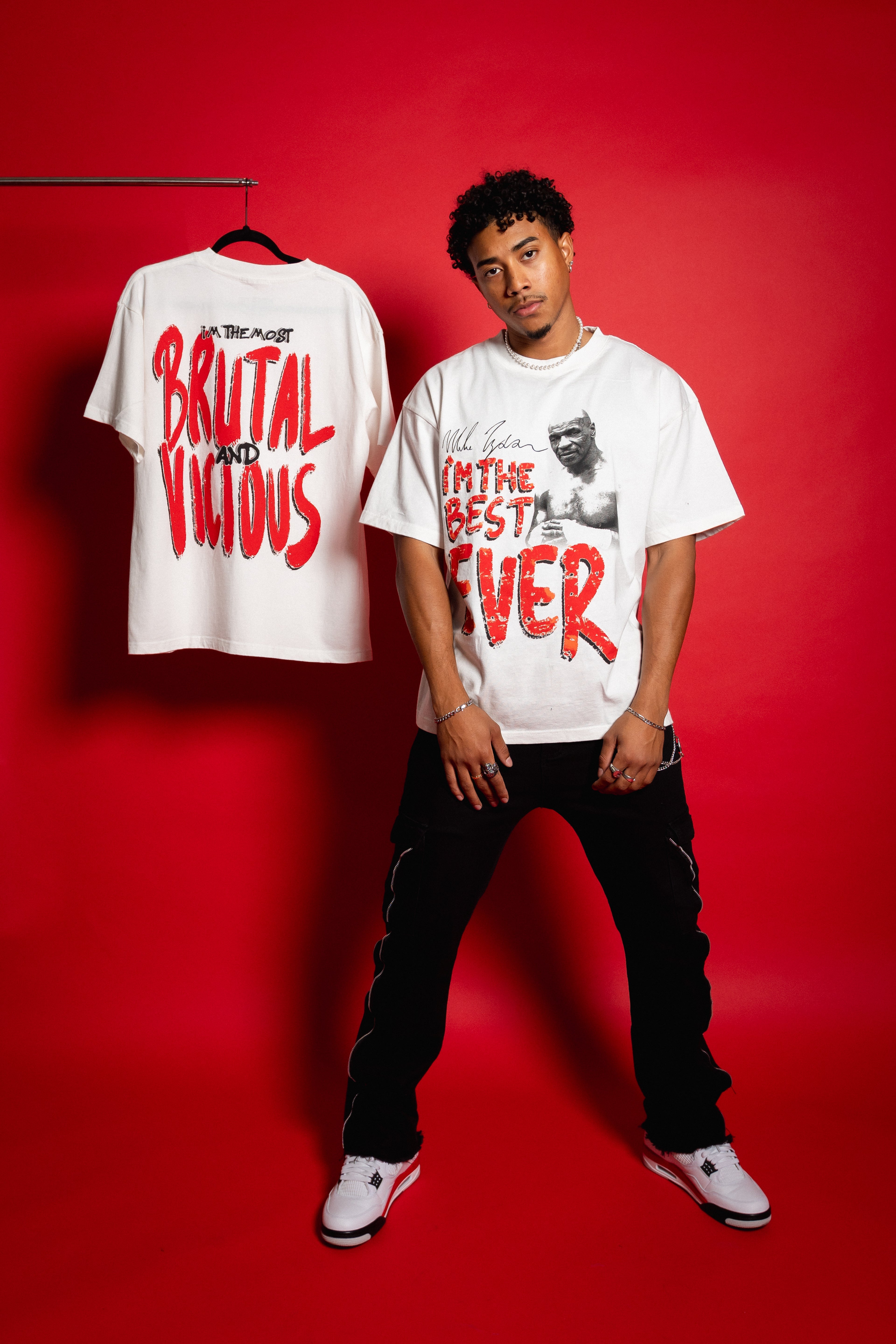 Model wearing the Best Ever tee.