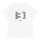 Not Afraid Tee (Women's Fit) - MT Collection