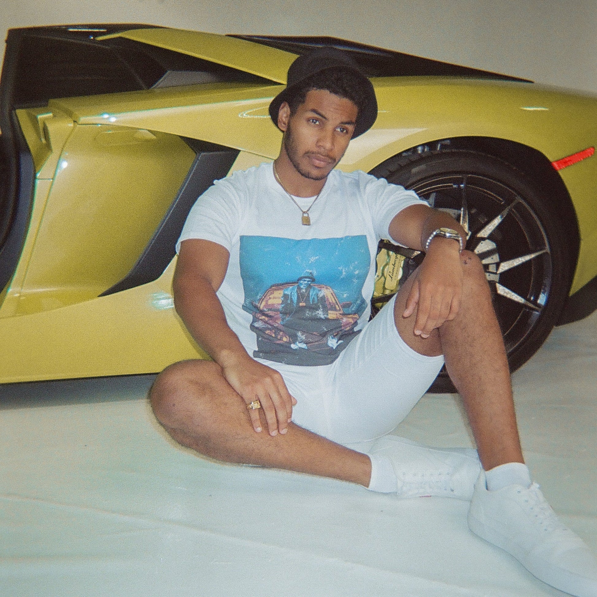 Retro Car Blue - MIKE TYSON