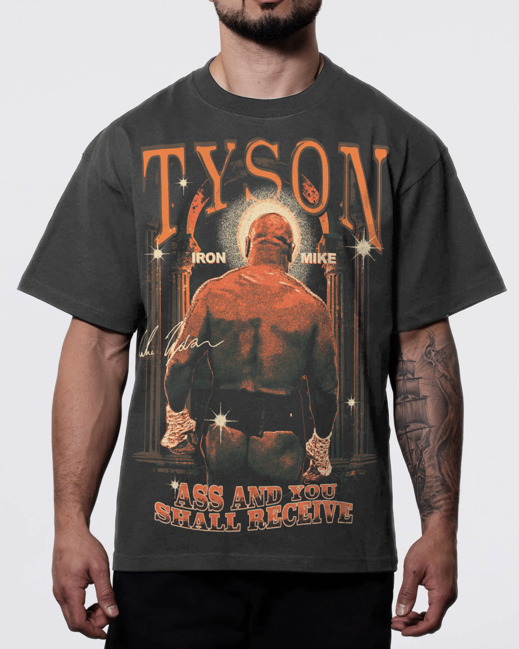 Iron mike tyson t shirt best sale