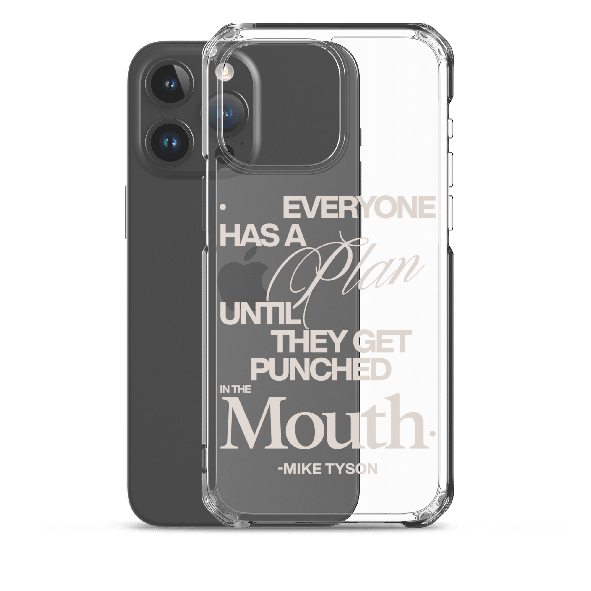 The Plan Clear Case for iPhone® - Mike Tyson Collection