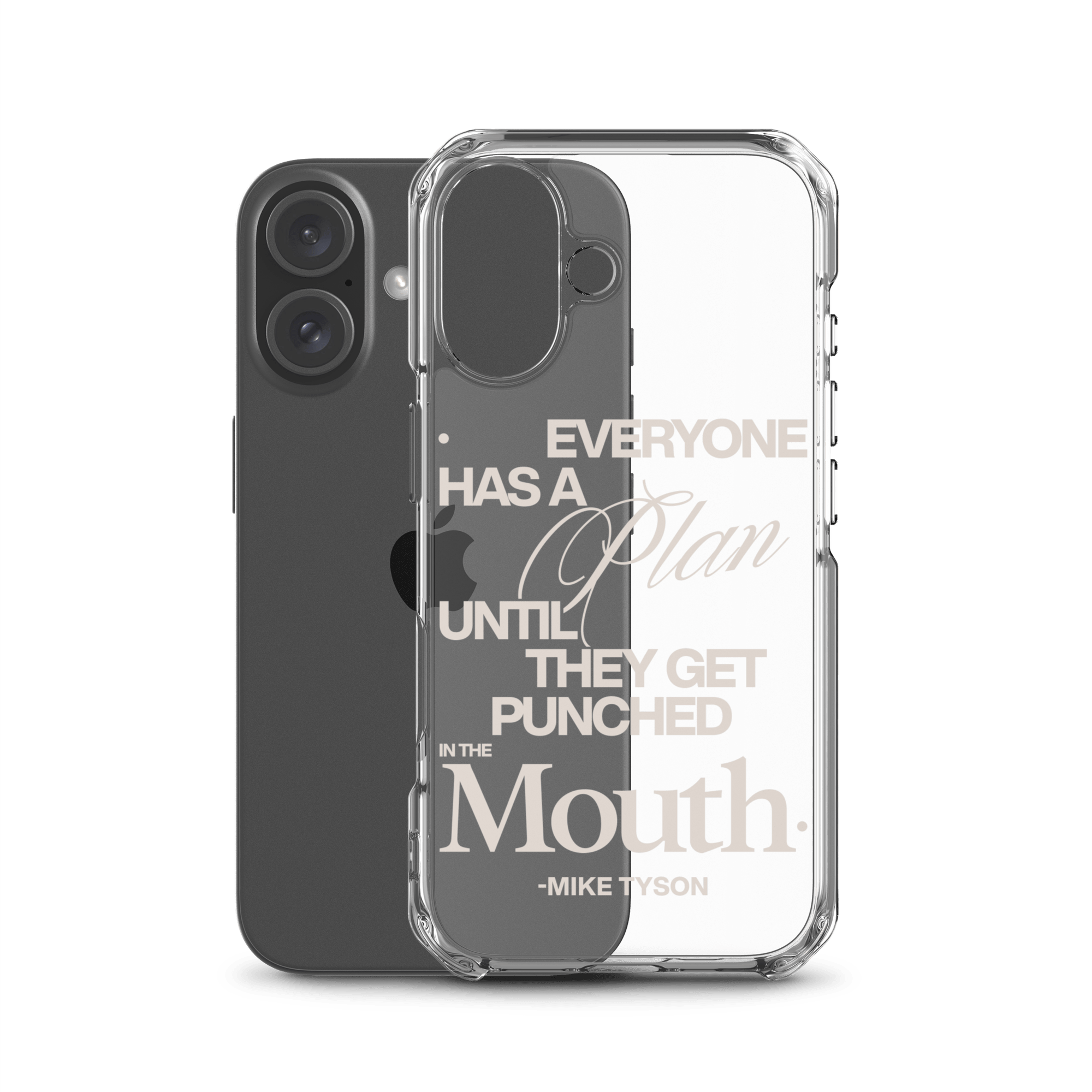 The Plan Clear Case for iPhone® - Mike Tyson Collection