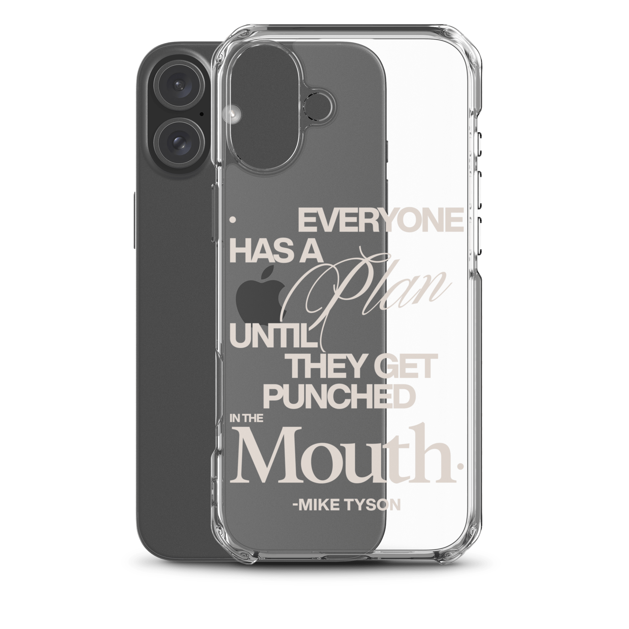 The Plan Clear Case for iPhone® - Mike Tyson Collection