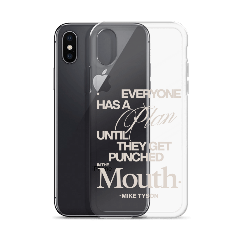 The Plan Clear Case for iPhone® - Mike Tyson Collection