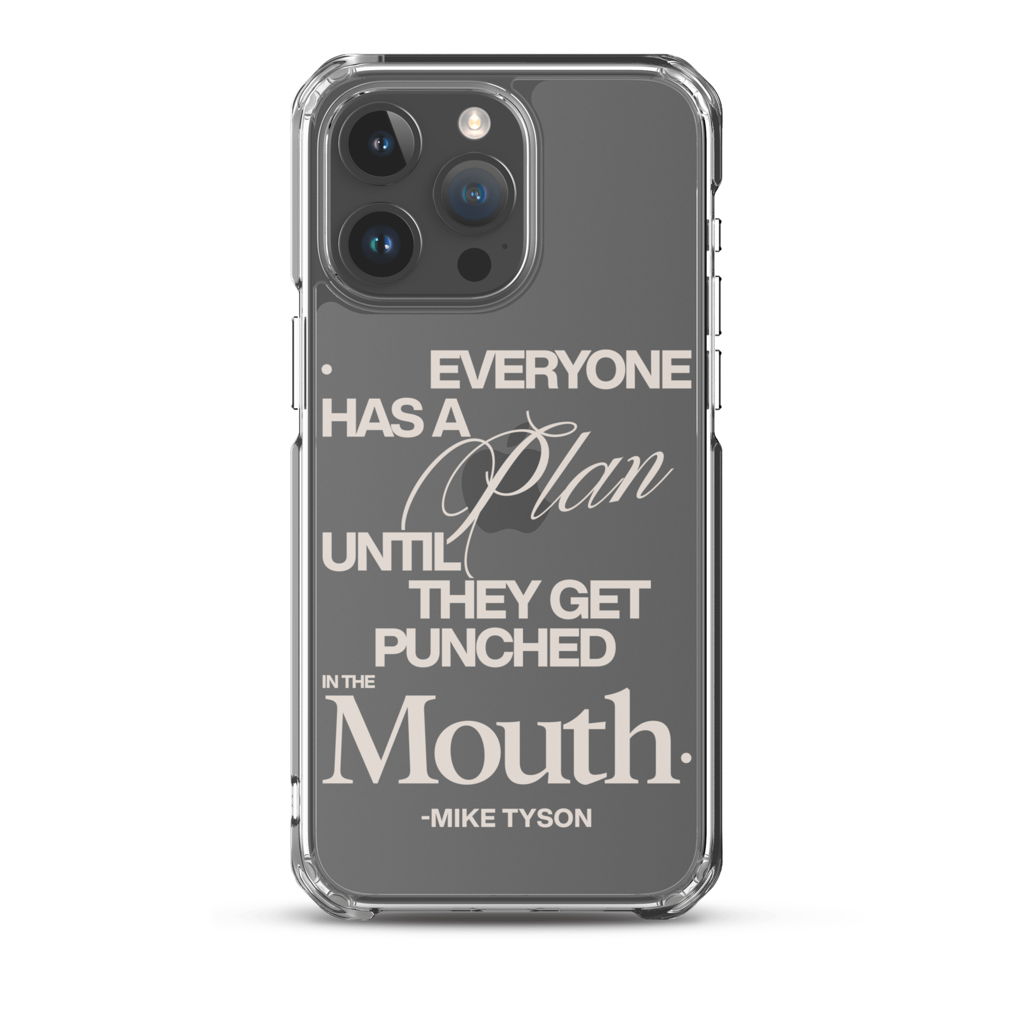 The Plan Clear Case for iPhone® - Mike Tyson Collection