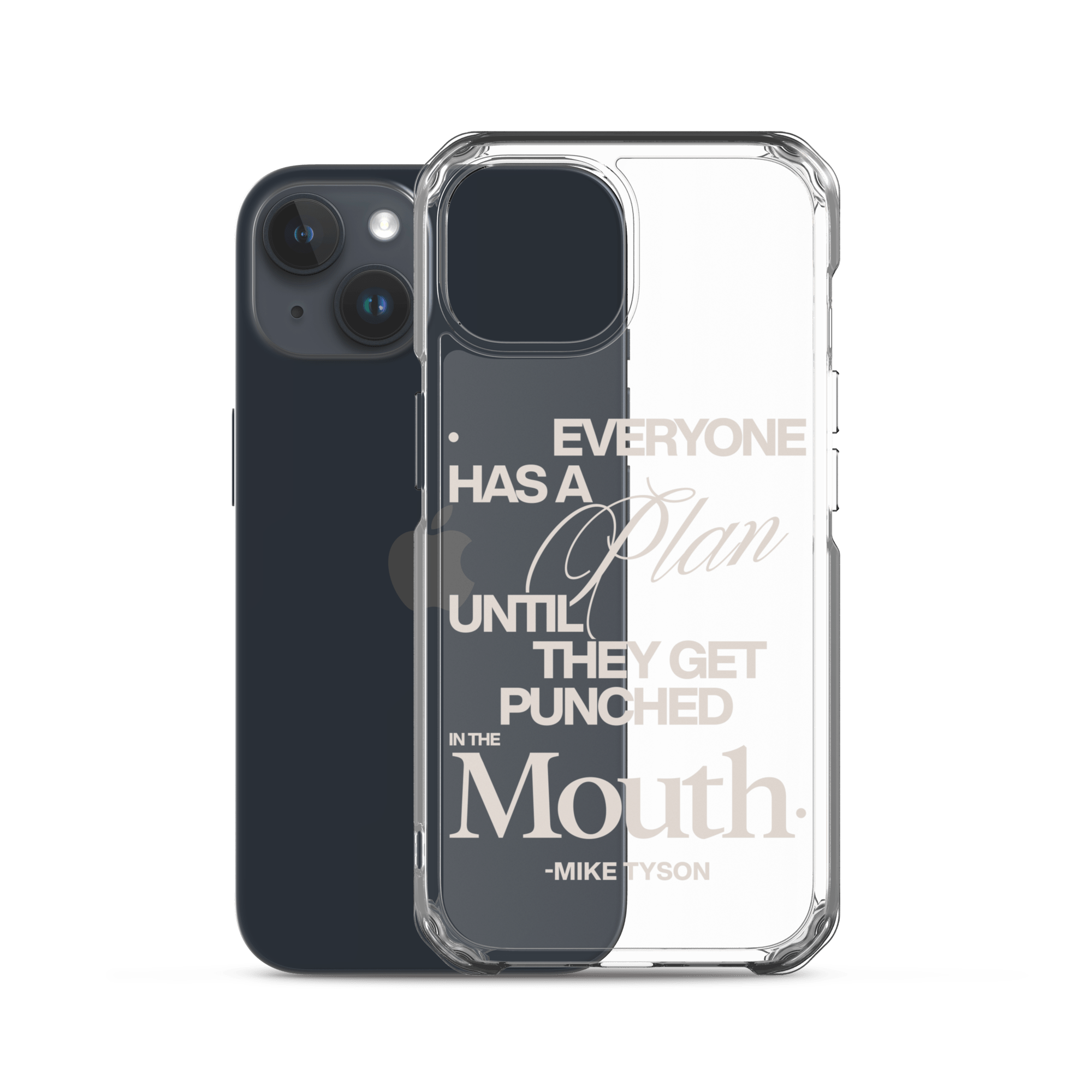 The Plan Clear Case for iPhone® - Mike Tyson Collection