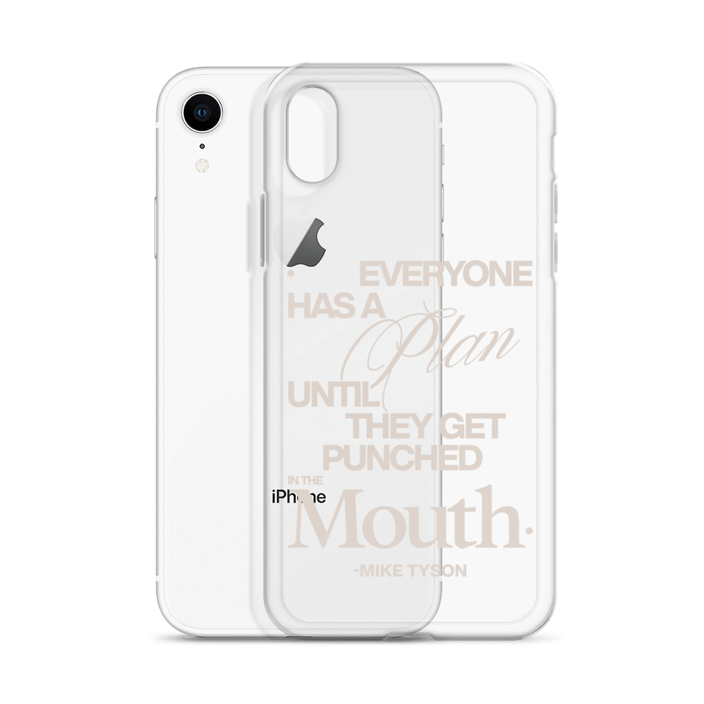 The Plan Clear Case for iPhone® - Mike Tyson Collection