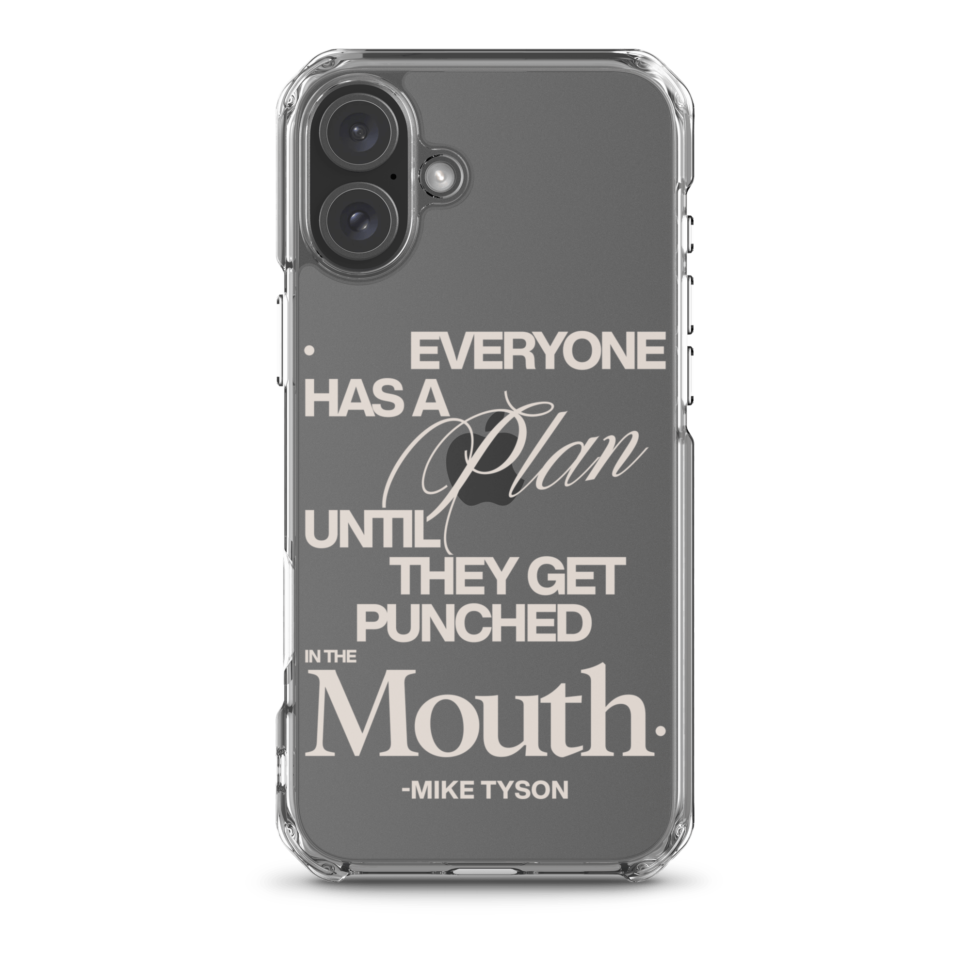 The Plan Clear Case for iPhone® - Mike Tyson Collection