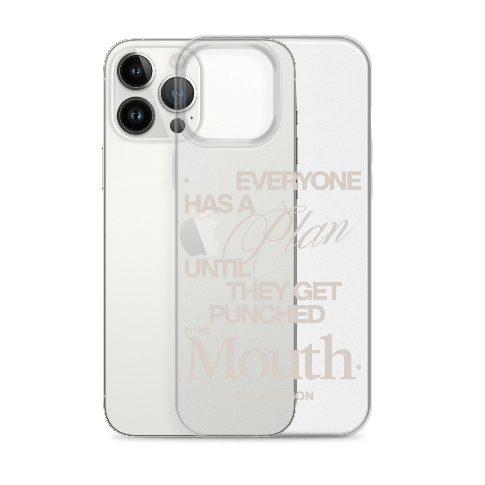 The Plan Clear Case for iPhone® - Mike Tyson Collection