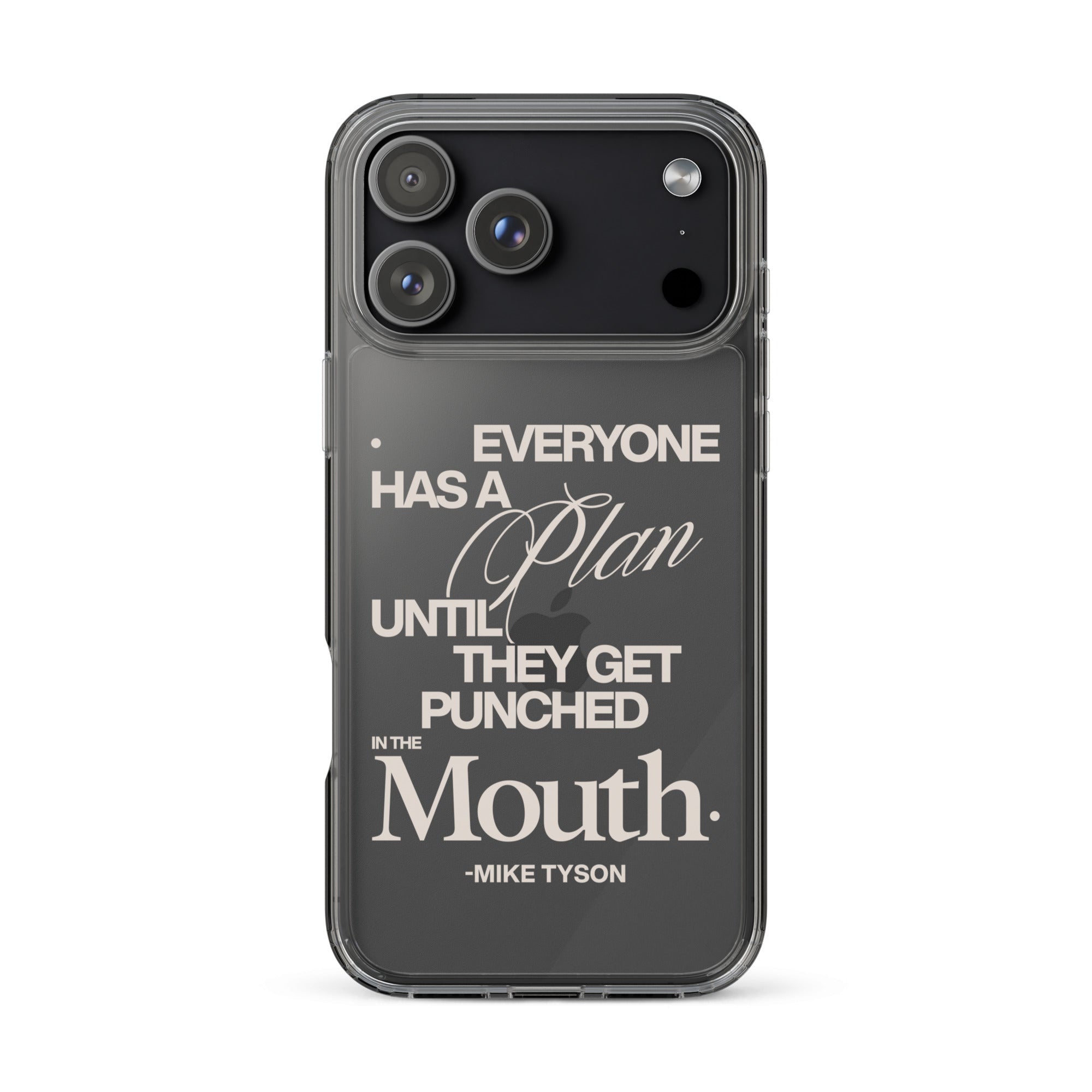 The Plan Clear Case for iPhone® - Mike Tyson Collection