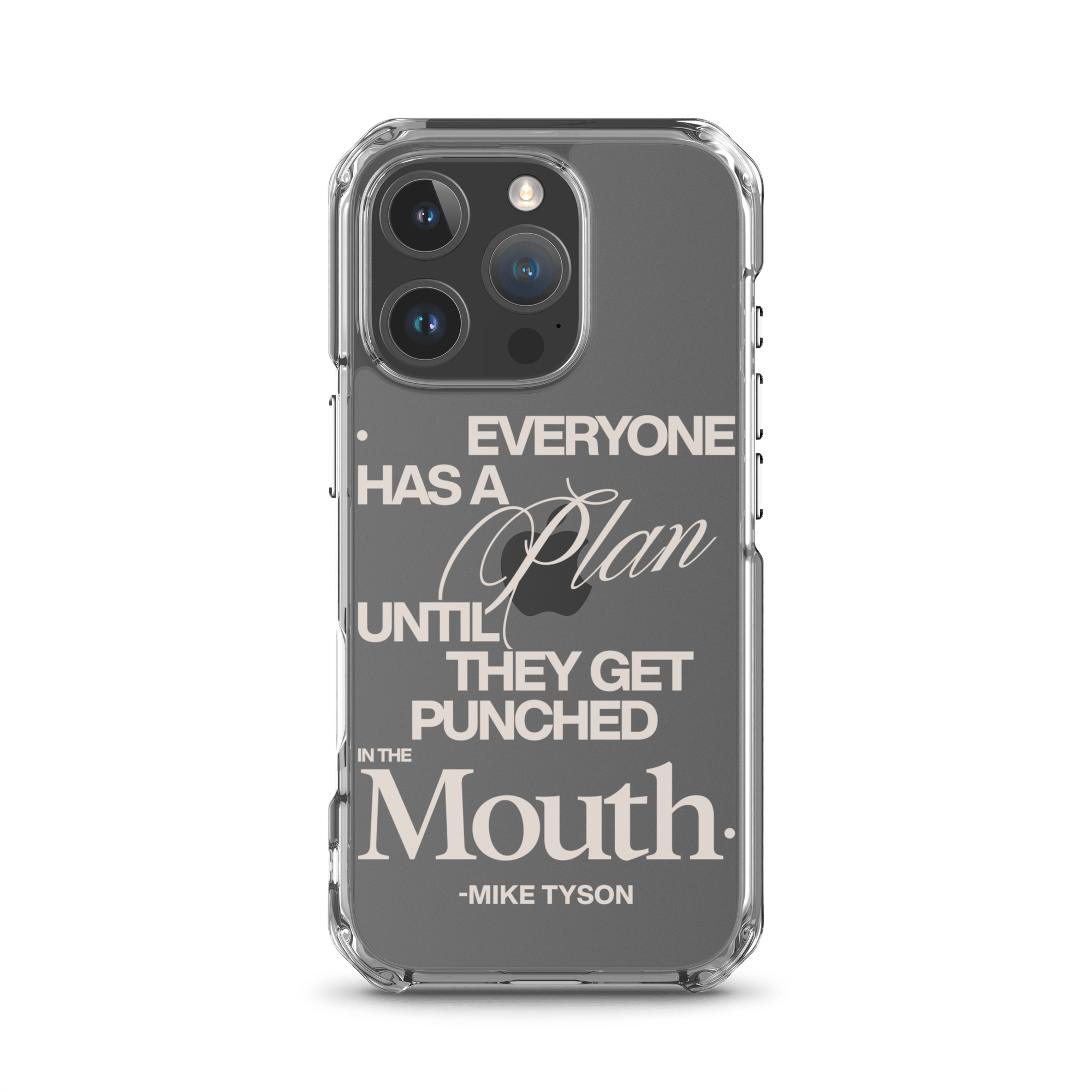 The Plan Clear Case for iPhone® - Mike Tyson Collection