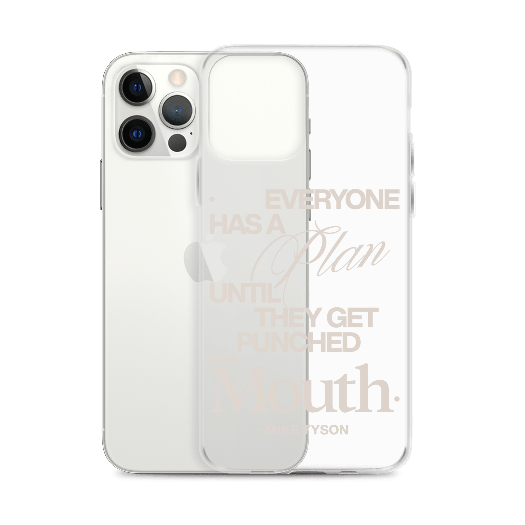 The Plan Clear Case for iPhone® - Mike Tyson Collection