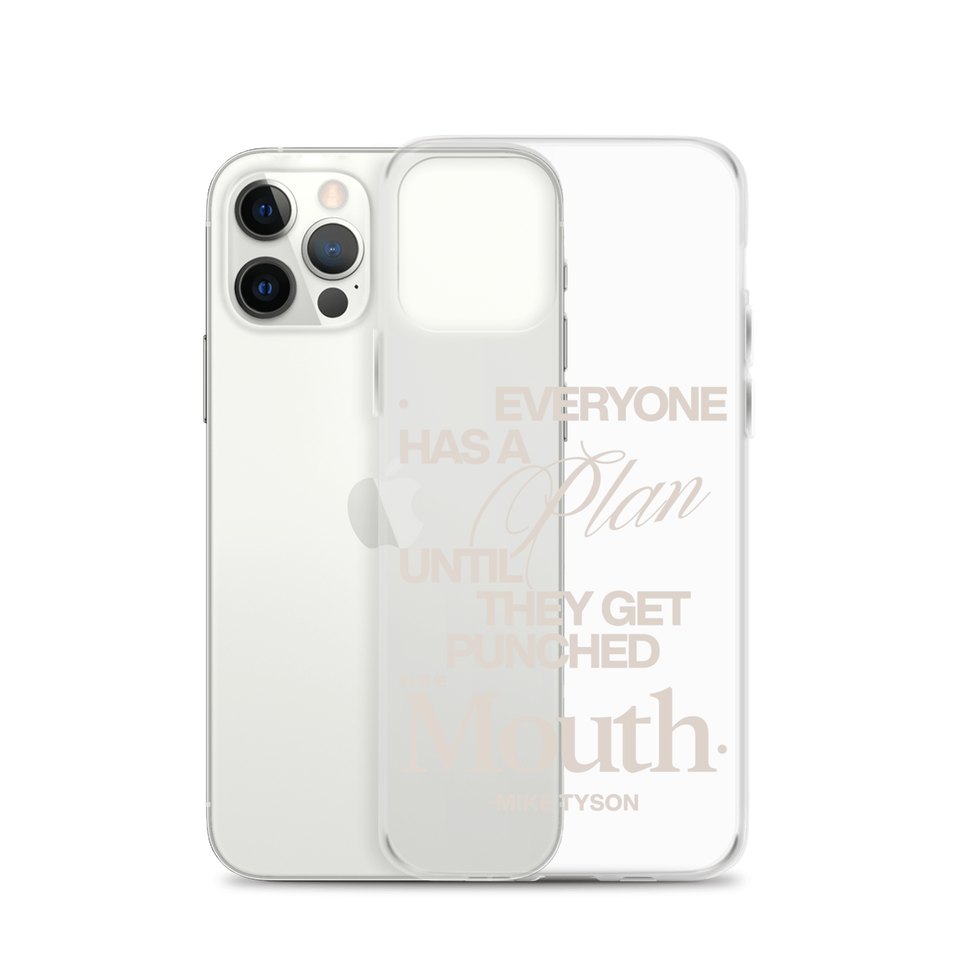 The Plan Clear Case for iPhone® - Mike Tyson Collection