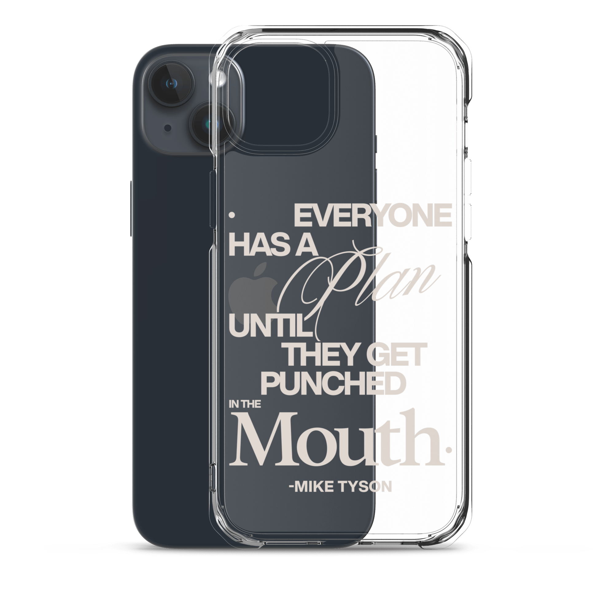 The Plan Clear Case for iPhone® - Mike Tyson Collection