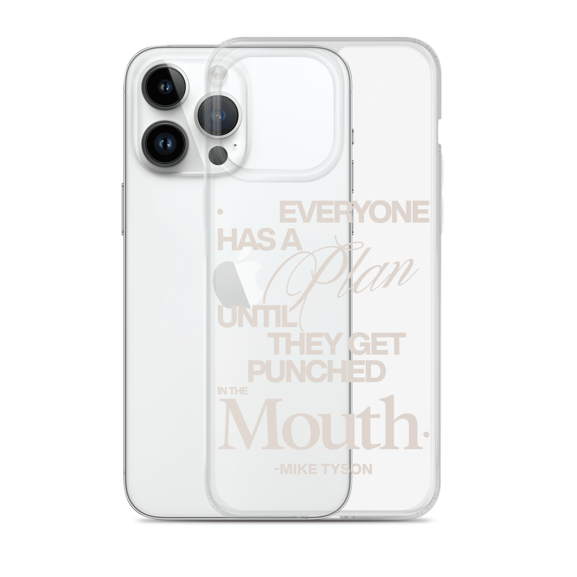 The Plan Clear Case for iPhone® - Mike Tyson Collection