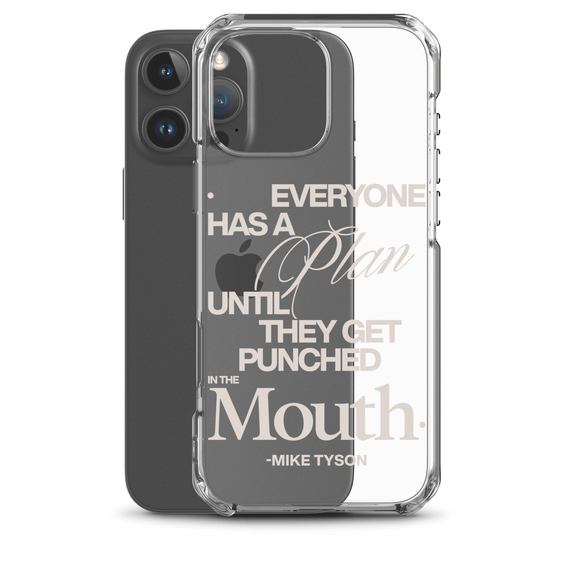 The Plan Clear Case for iPhone® - Mike Tyson Collection