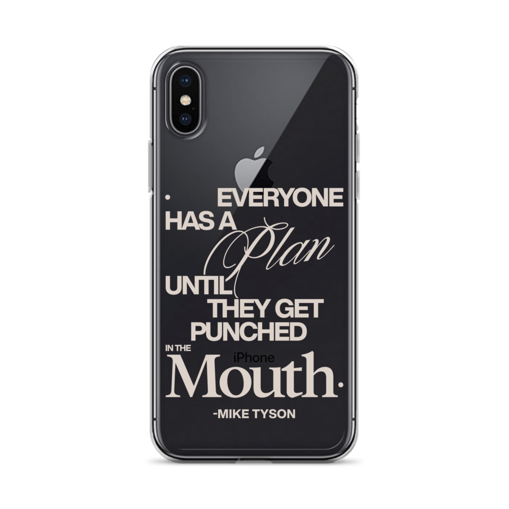 The Plan Clear Case for iPhone® - Mike Tyson Collection