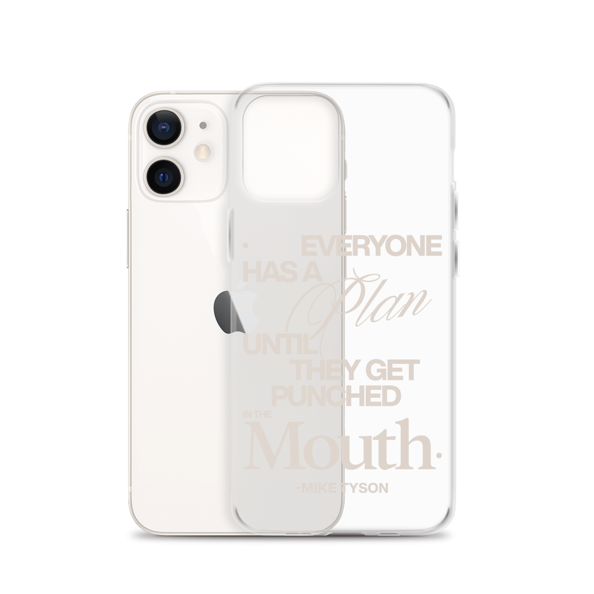 The Plan Clear Case for iPhone® - Mike Tyson Collection