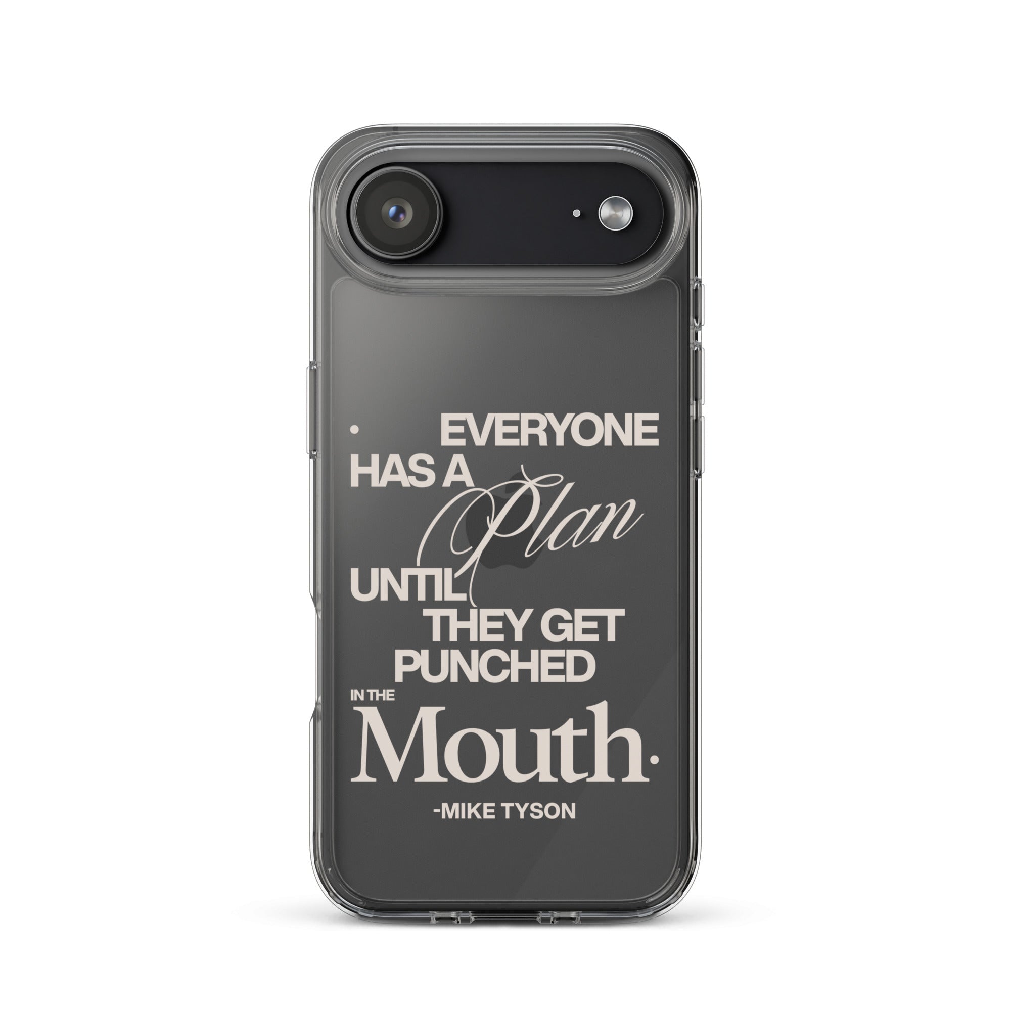 The Plan Clear Case for iPhone® - Mike Tyson Collection