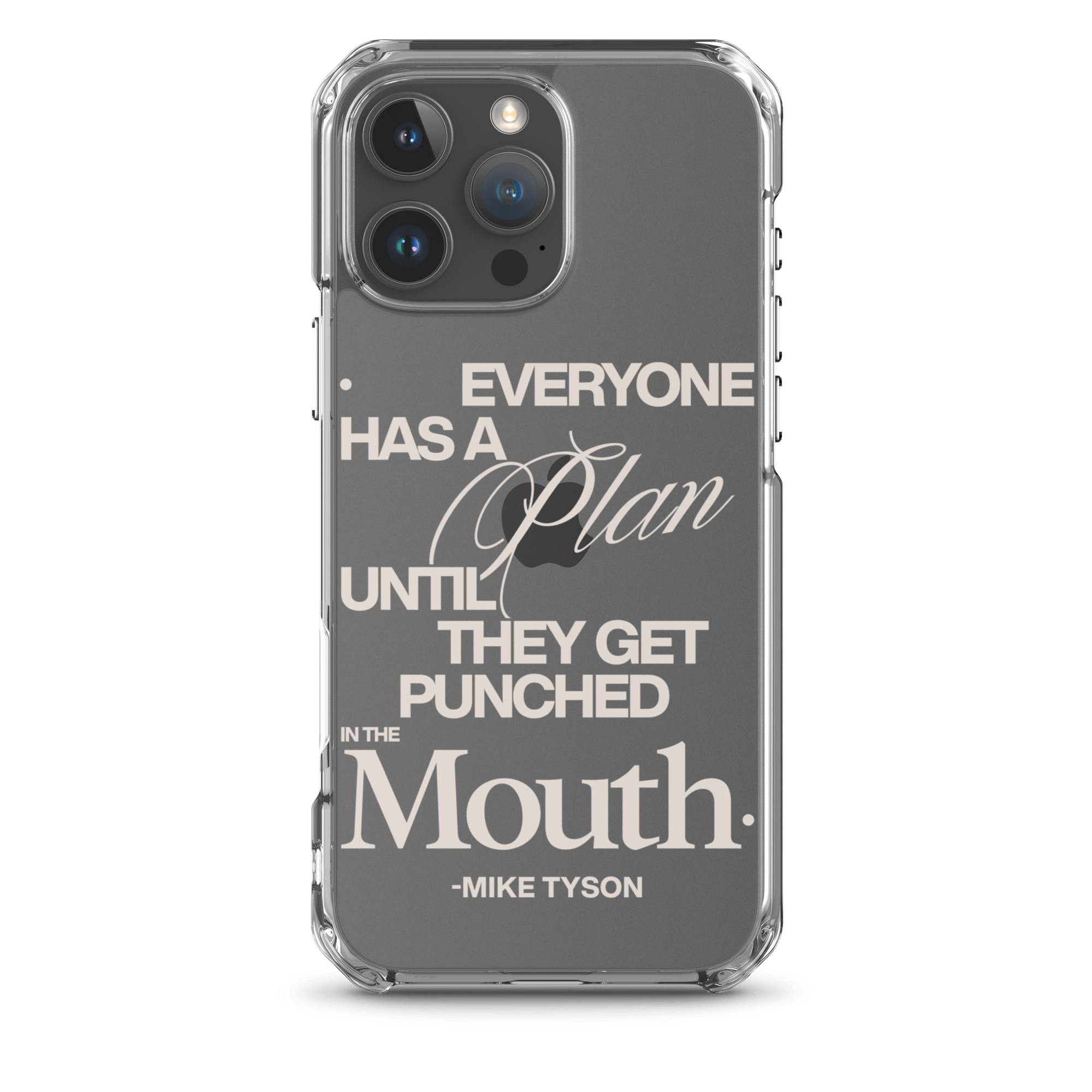 The Plan Clear Case for iPhone® - Mike Tyson Collection