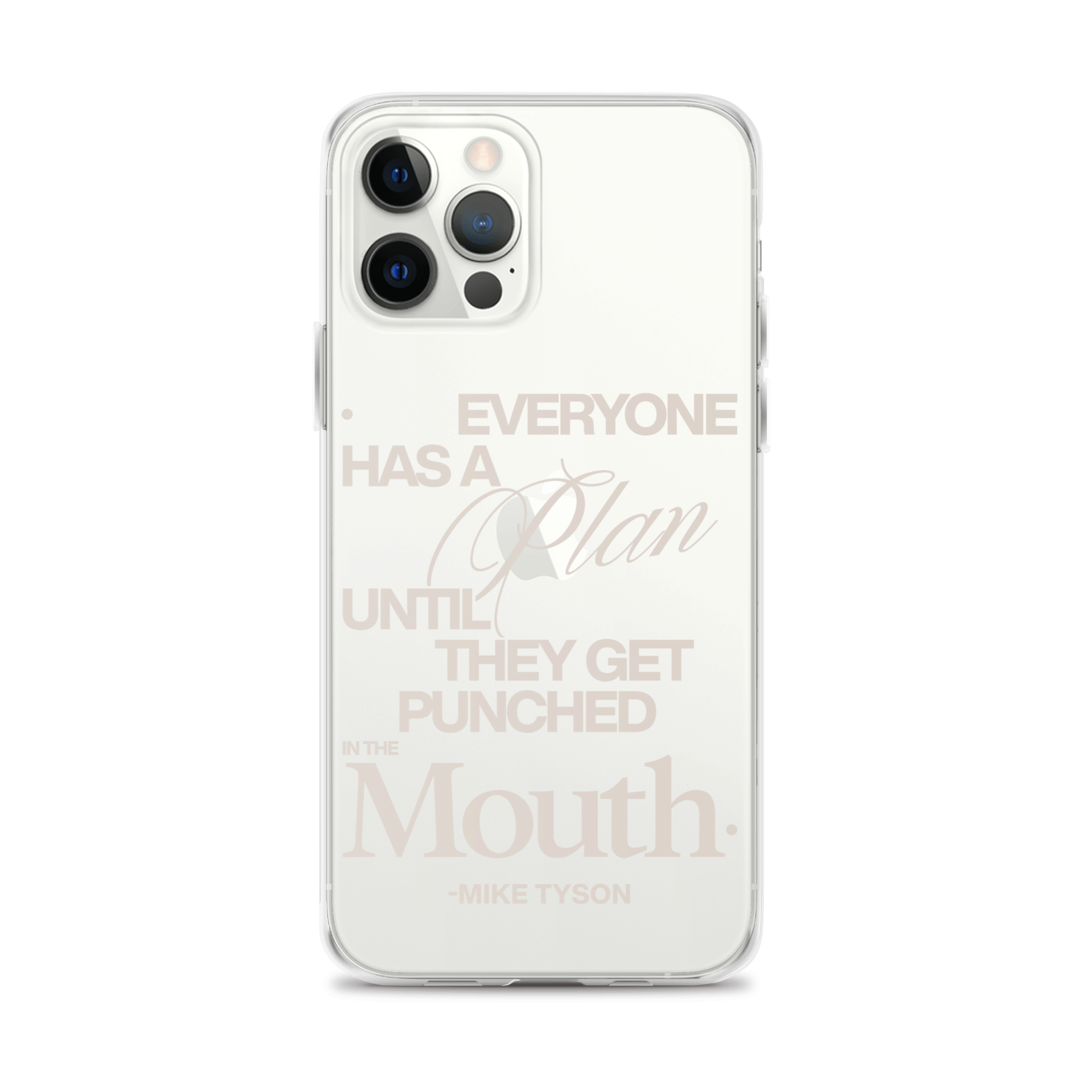 The Plan Clear Case for iPhone® - Mike Tyson Collection