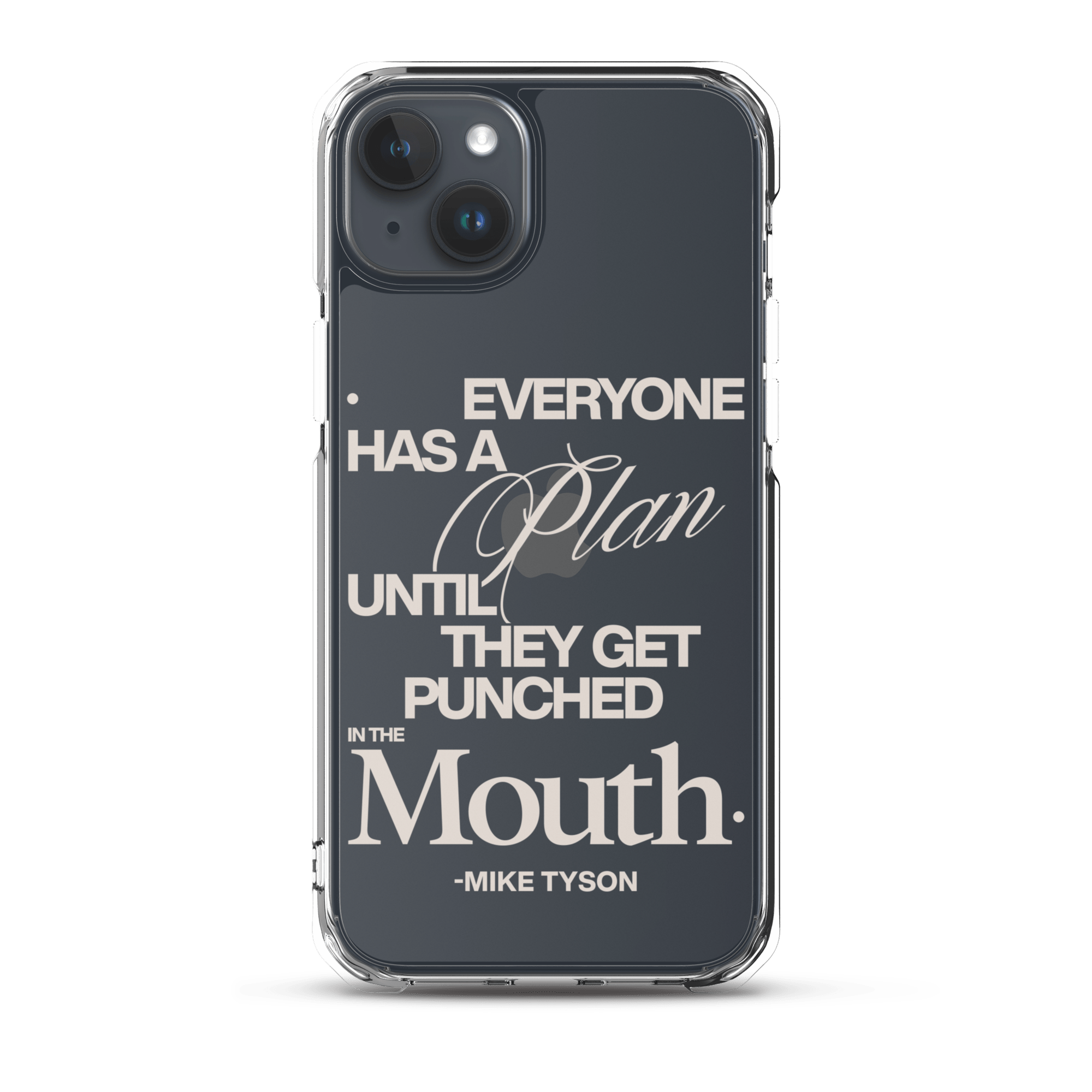 The Plan Clear Case for iPhone® - Mike Tyson Collection