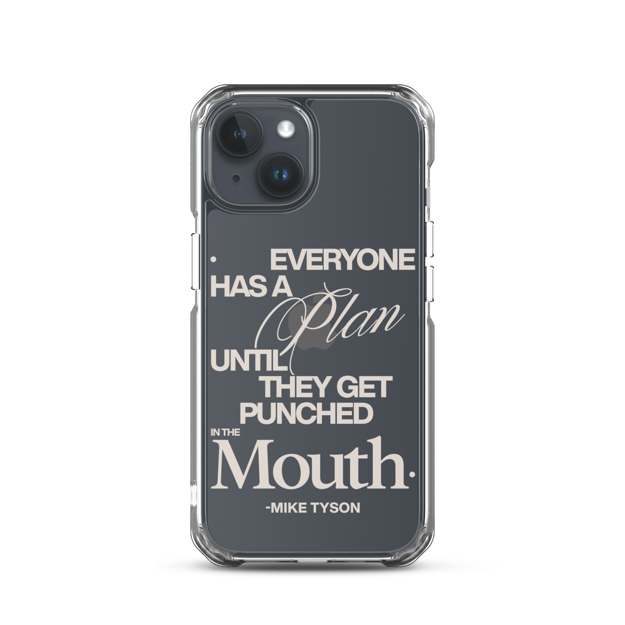 The Plan Clear Case for iPhone® - Mike Tyson Collection