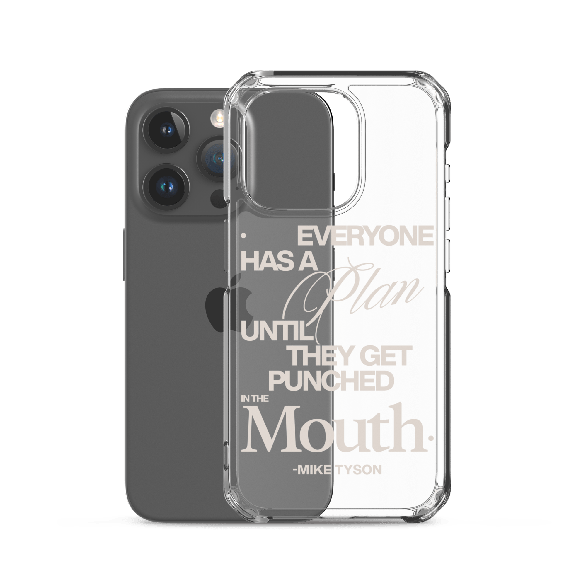 The Plan Clear Case for iPhone® - Mike Tyson Collection