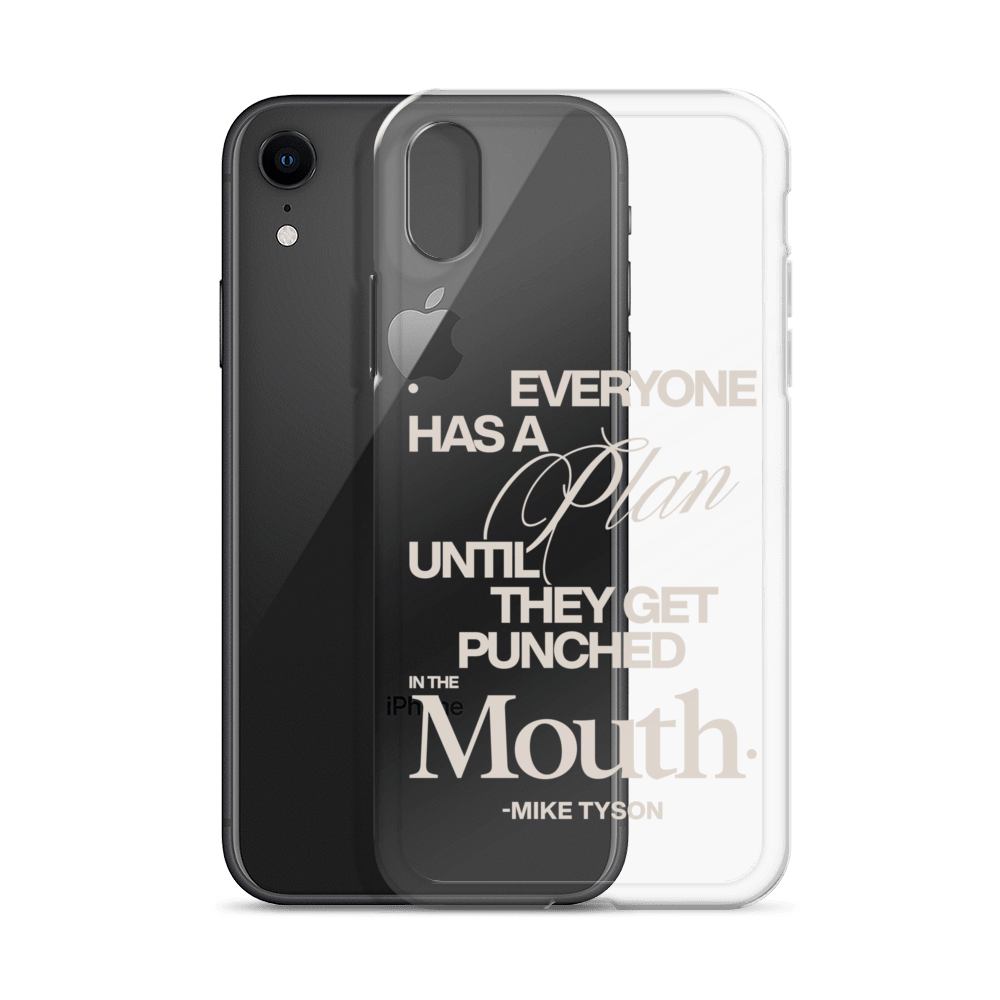 The Plan Clear Case for iPhone® - Mike Tyson Collection