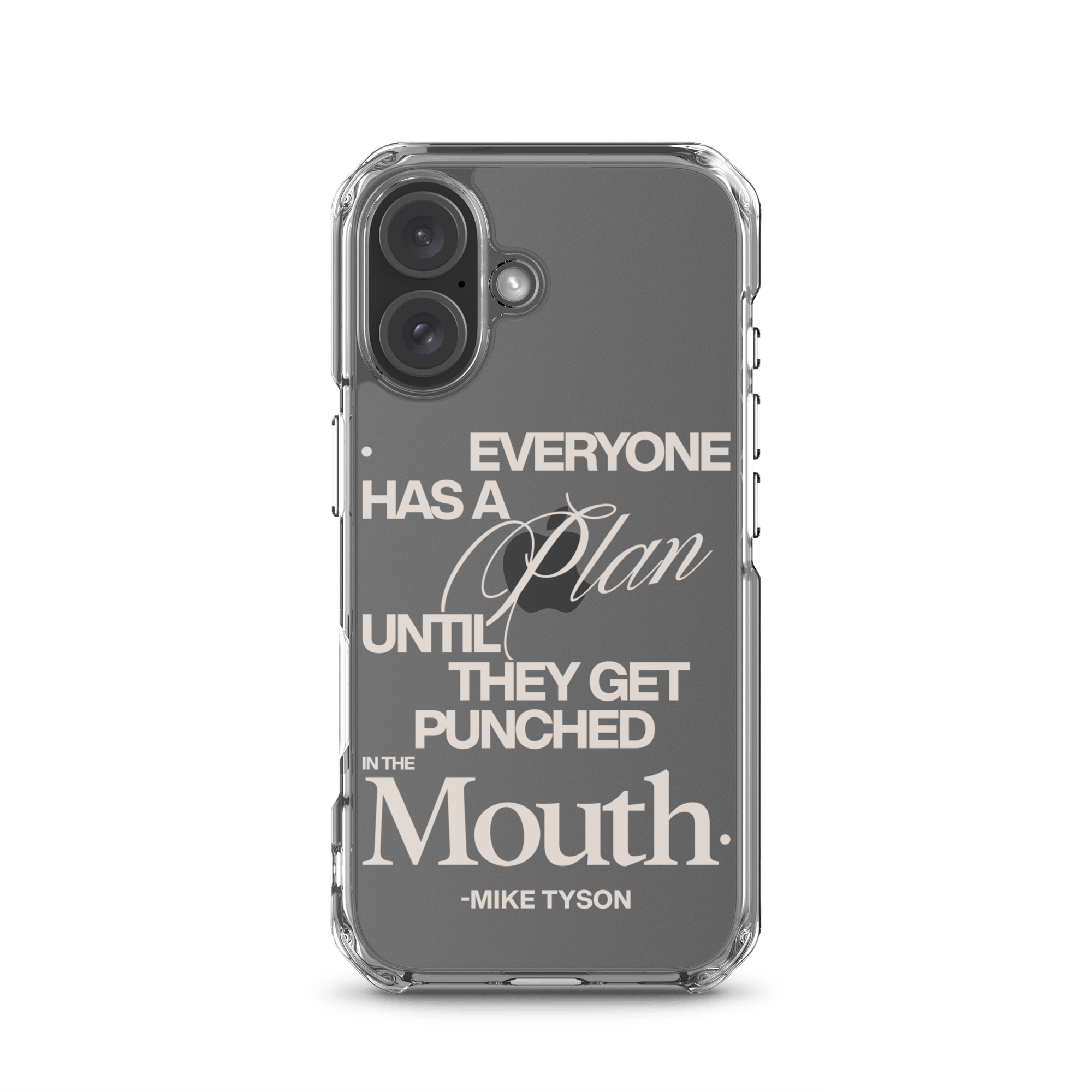 The Plan Clear Case for iPhone® - Mike Tyson Collection