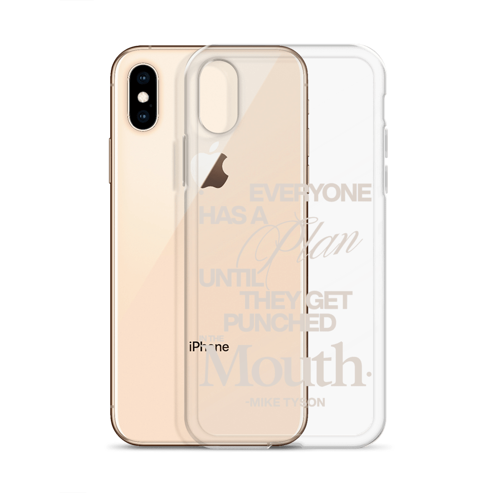 The Plan Clear Case for iPhone® - Mike Tyson Collection