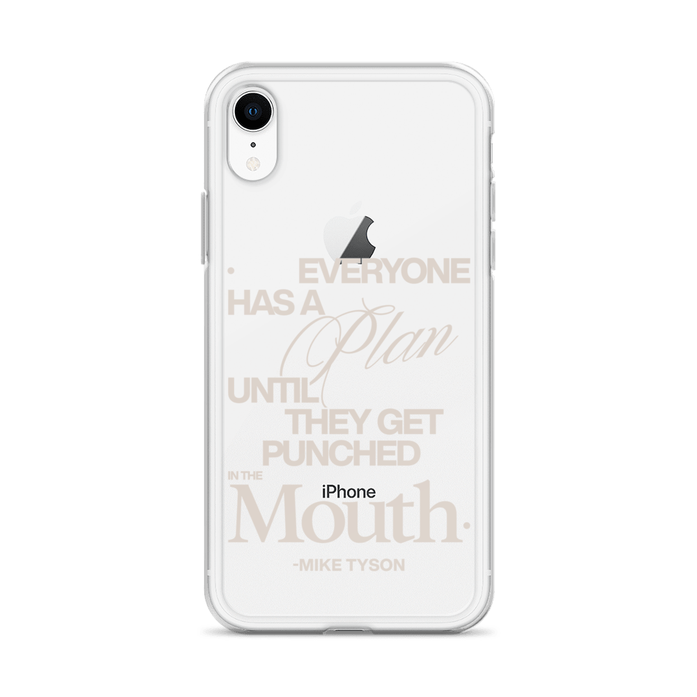 The Plan Clear Case for iPhone® - Mike Tyson Collection