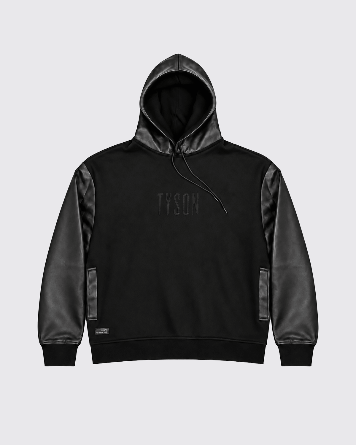 Tyson Leather Hoodie - Mike Tyson Collection