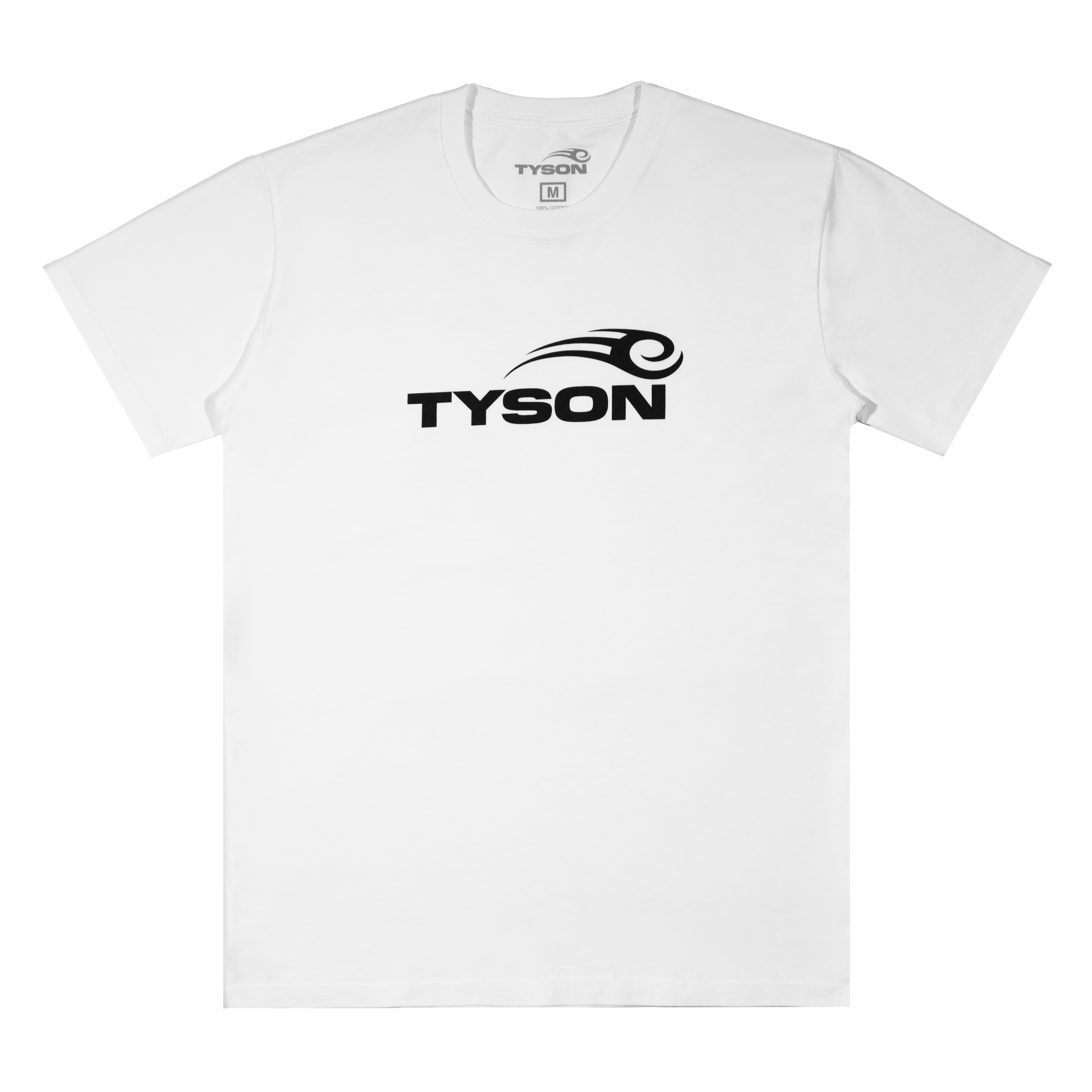 White T-shirt prominently featuring the Tyson Pro logo in black across the chest.  