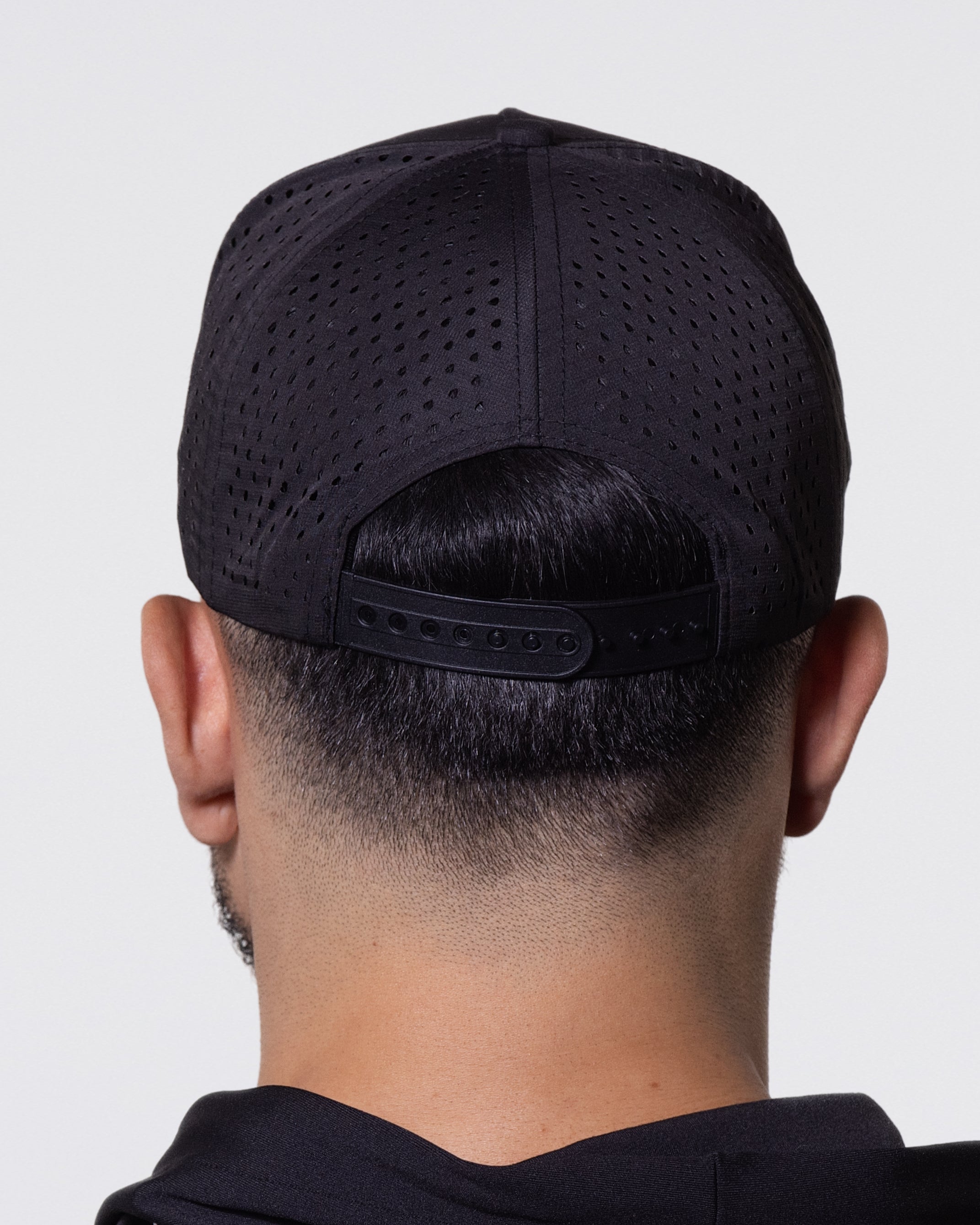 Model showing the back of the Tyson Pro hat.