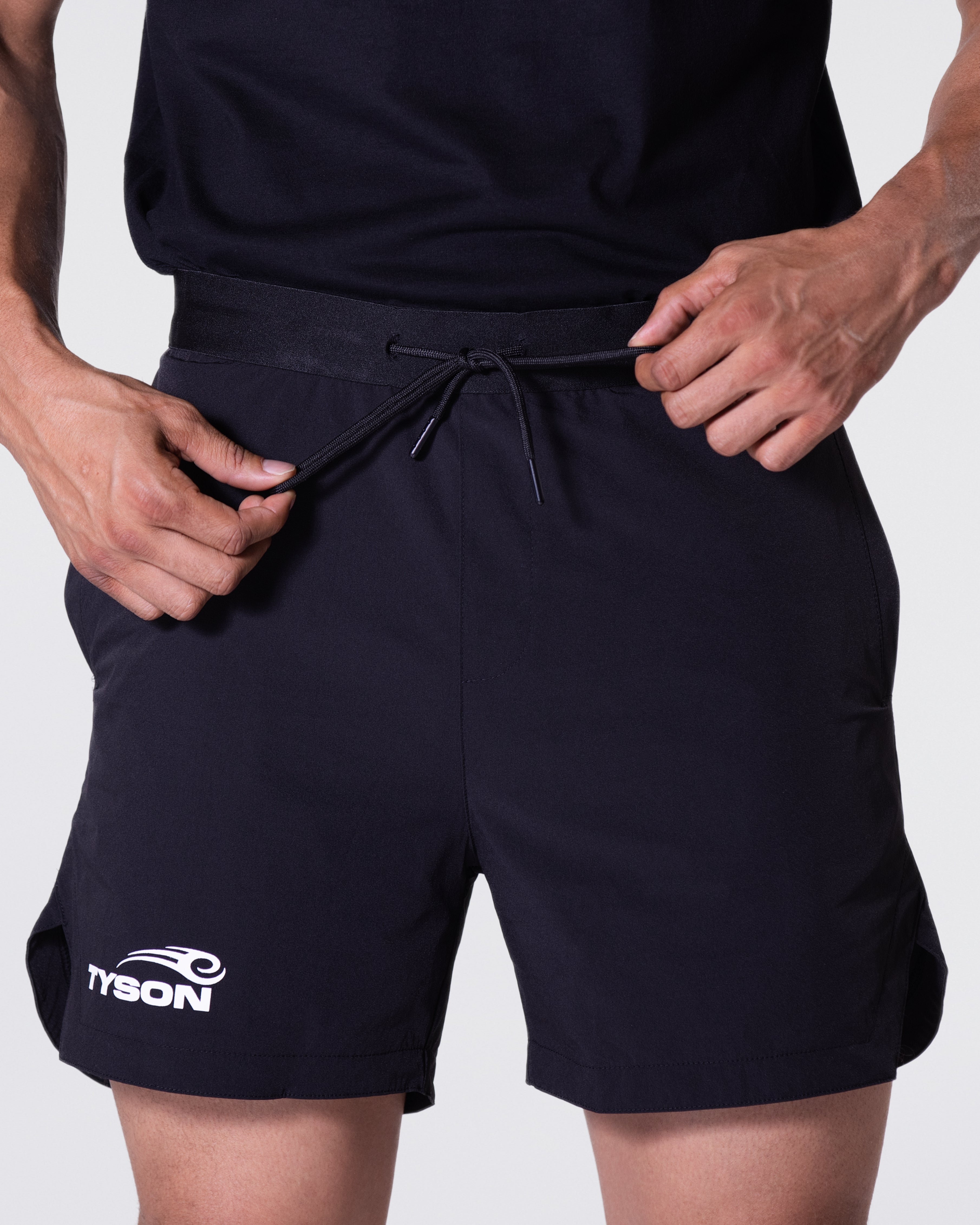 Model wearing the Tyson Pro Performance Shorts.