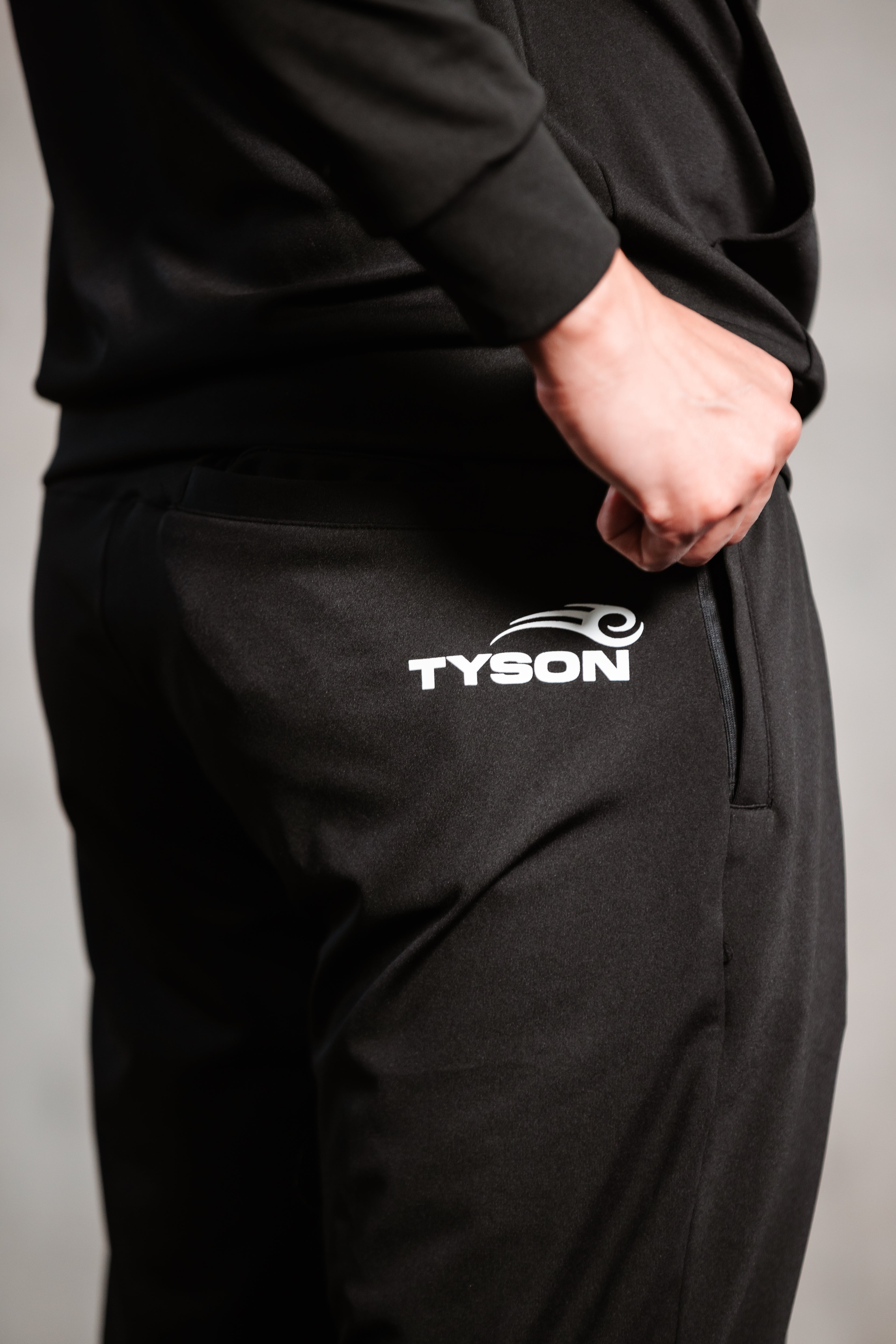 Model wearing the Tyson Pro Performance Jogger.