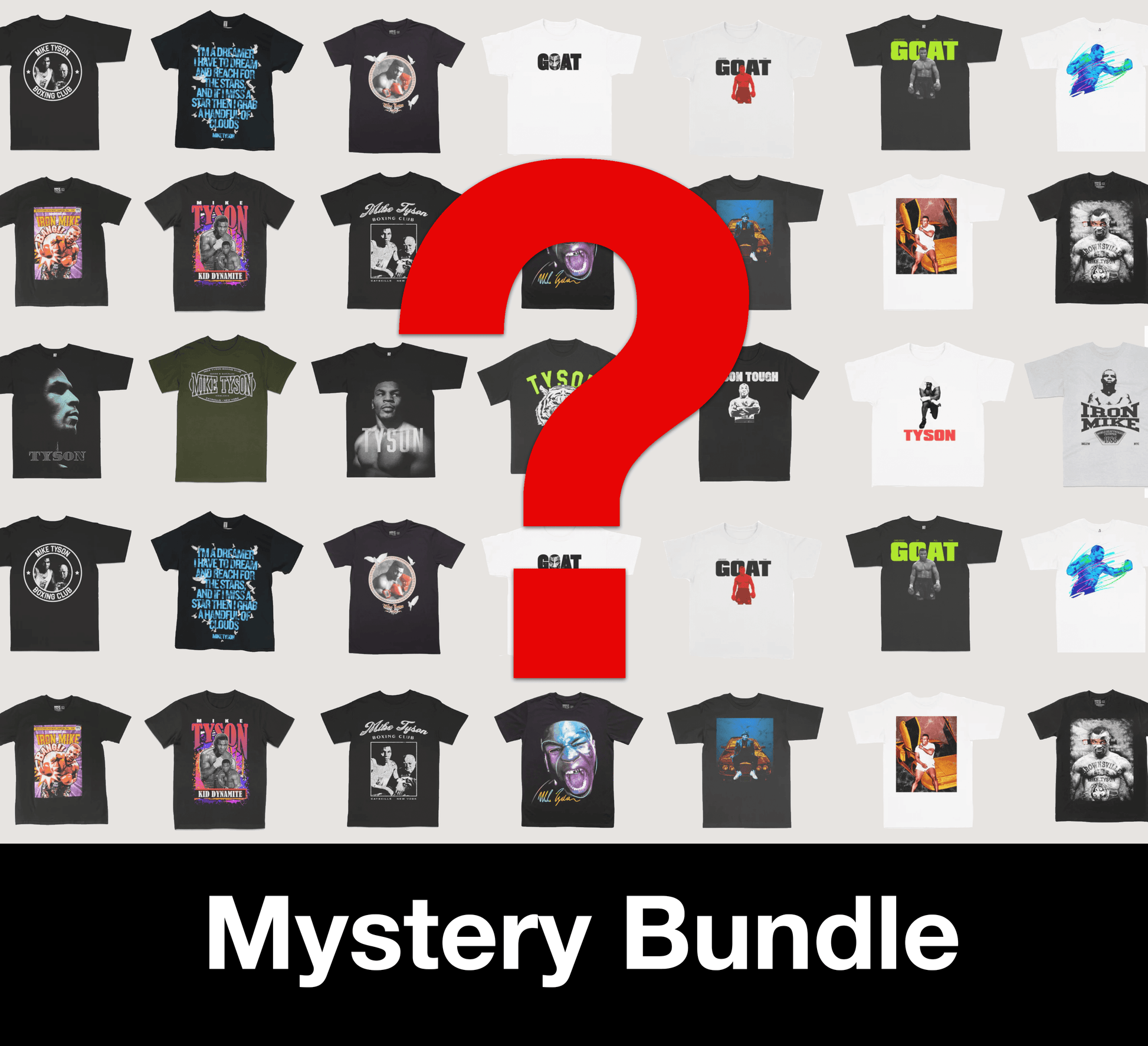 Mystery Bundle - 3 Shirts - MIKE TYSON